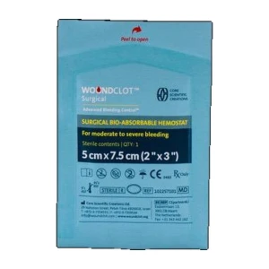 Gaza hemostatyczna WoundClot Surgical 5 x 7,5 cm