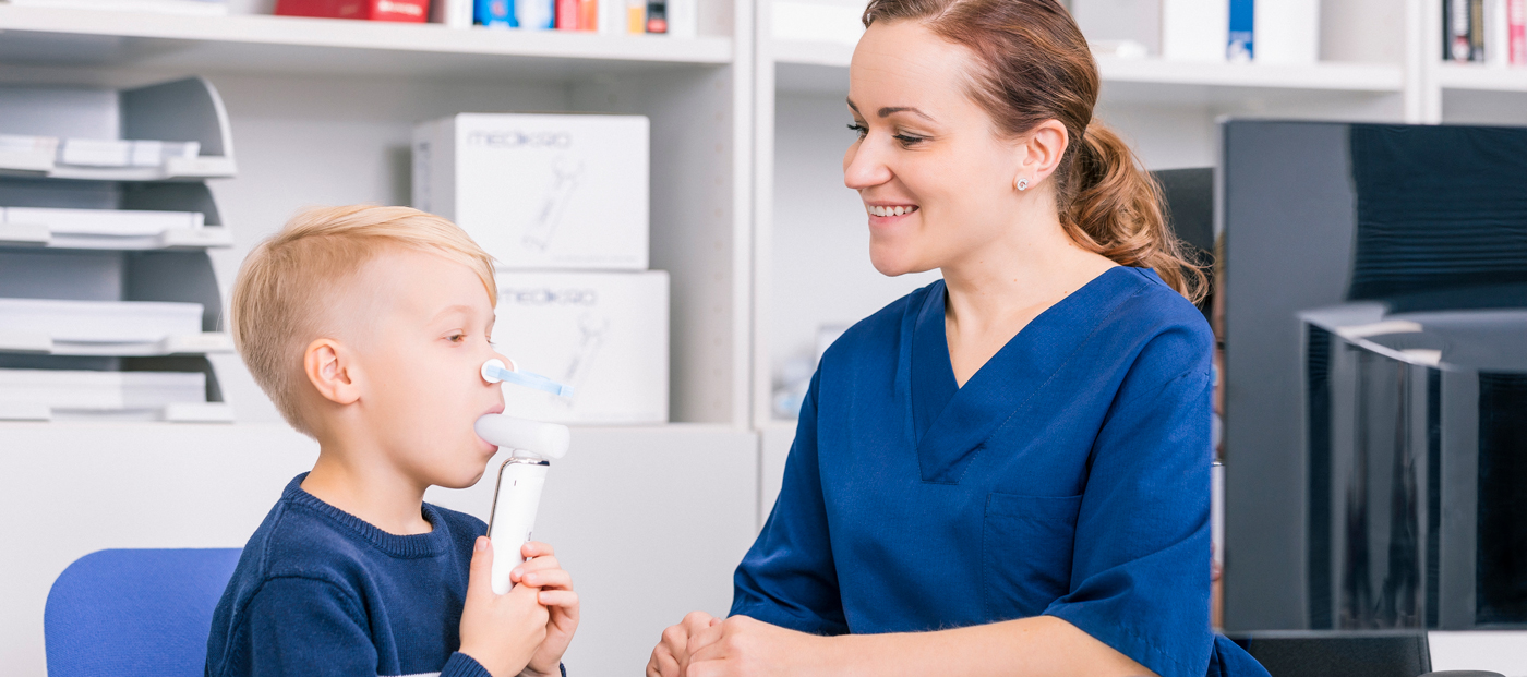 Badanie spirometrem Medikro Duo M920